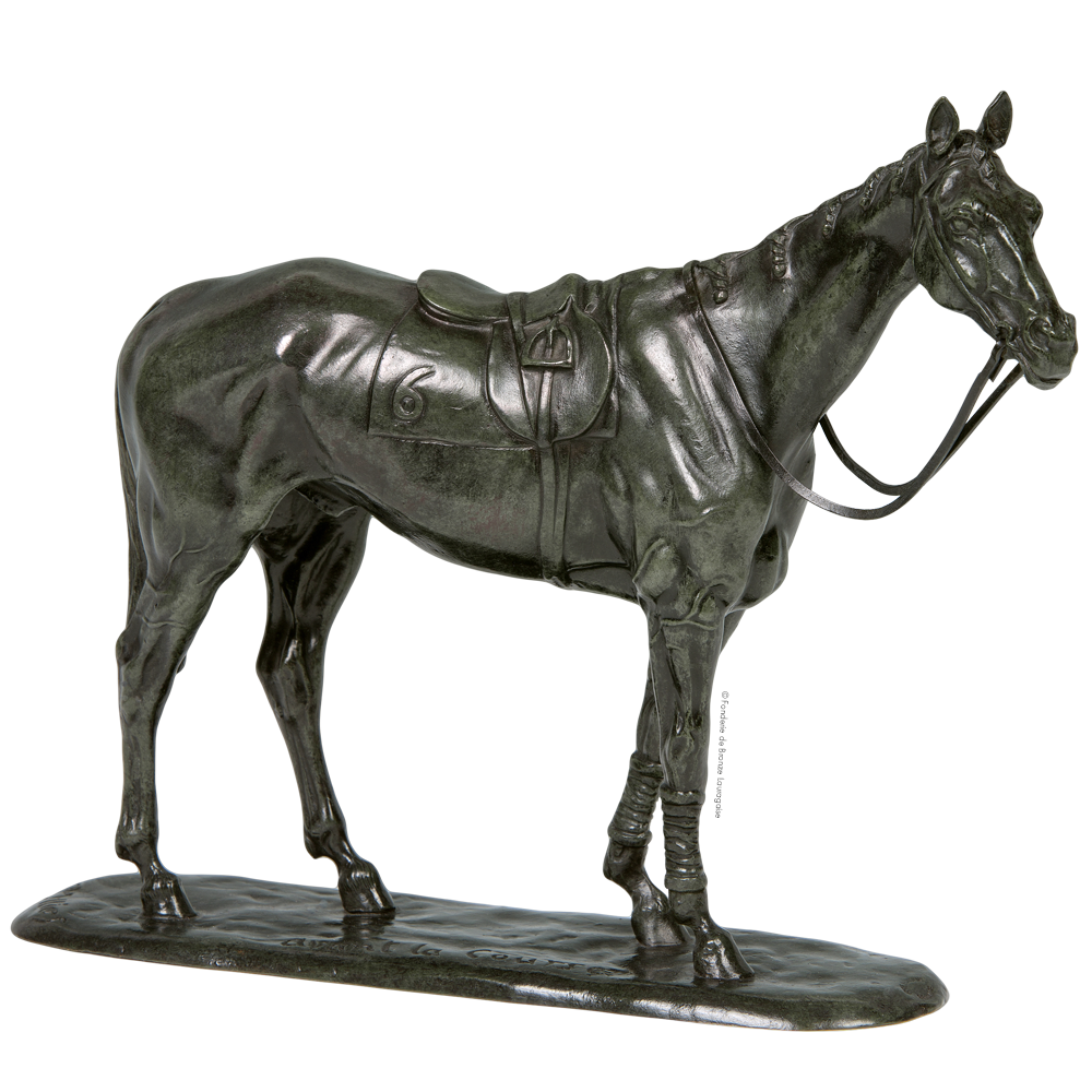 cheval-bronze-avant-la-course-gaston-d-illiers-fonderie-de-bronze-lauragaise